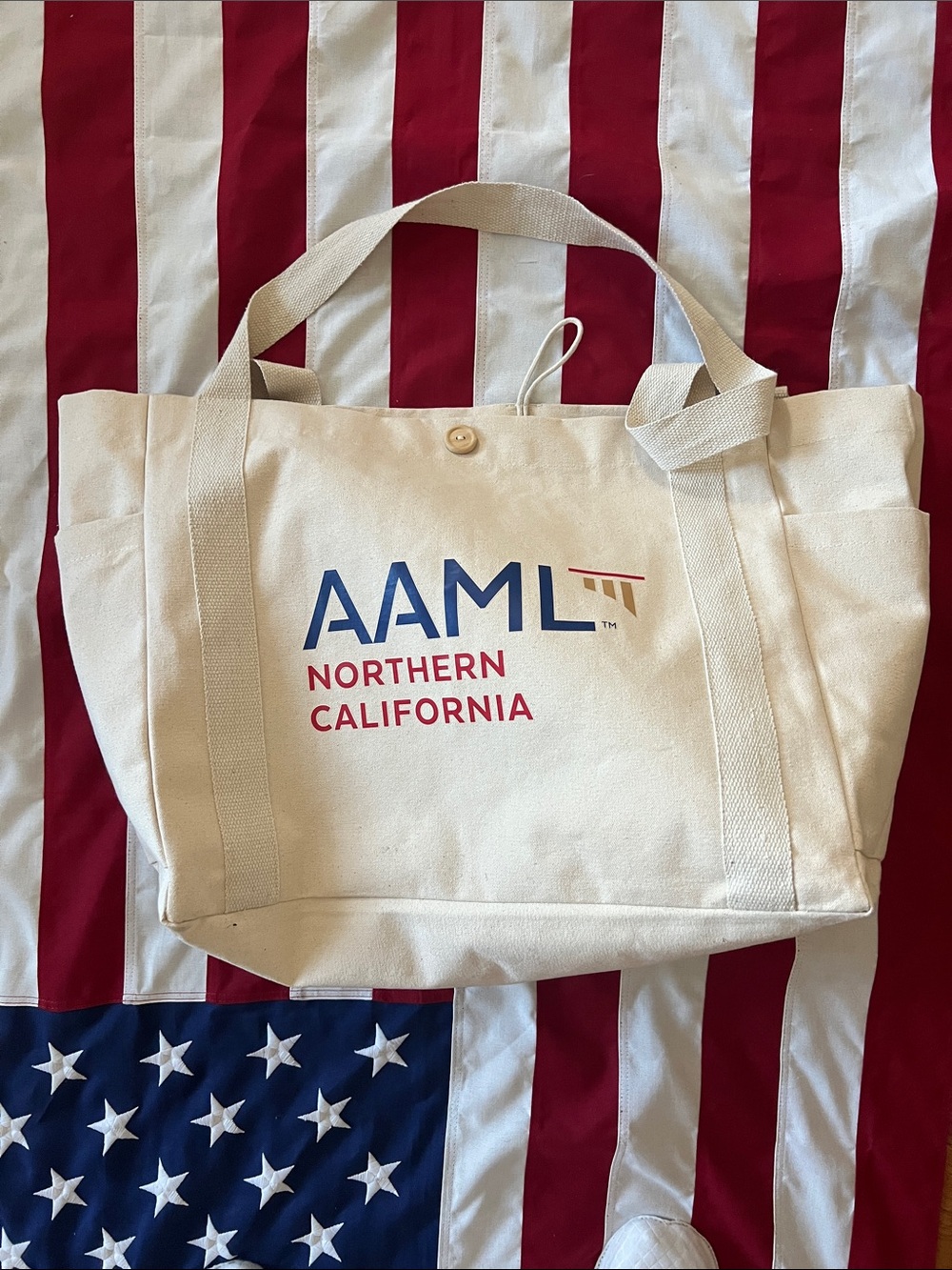 Canvas beach bag